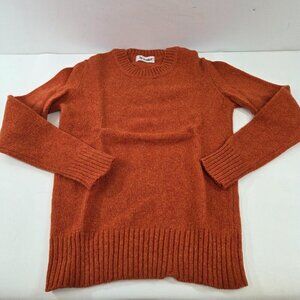 Vintage Meu Amor Orange / Rust Womens Pullover Sweater